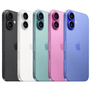 Iphone 16 de atrás en varios colores